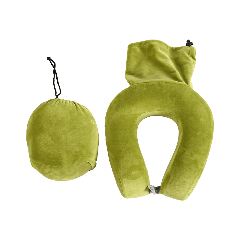 Memory foam storage neck pillow