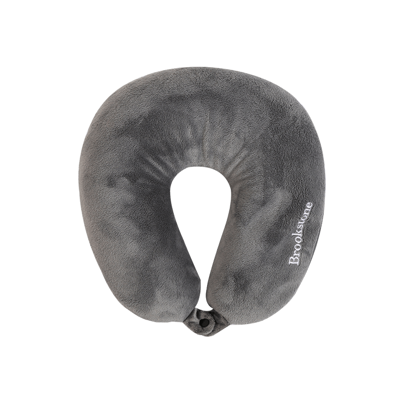 Crystal velvet micro-bead U-shaped neck pillow